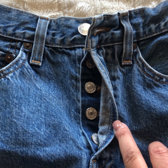 ReDone Originals Denim Shorts - Picture 3 of 7